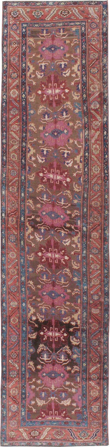 Antique Persian Bakshaish Runner, No.14896 - Gss