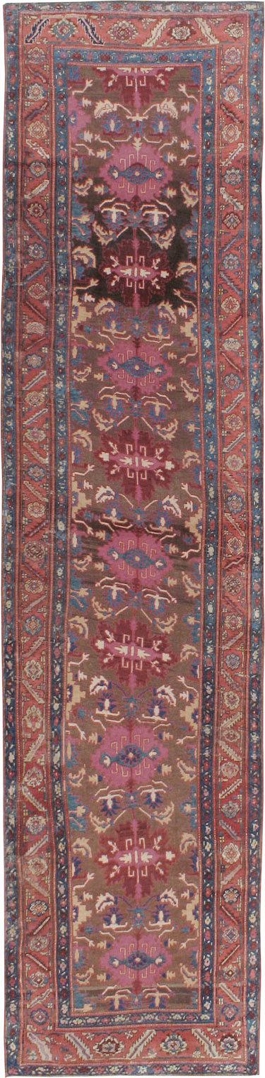 Antique Persian Bakshaish Runner, No.14896 - Gss