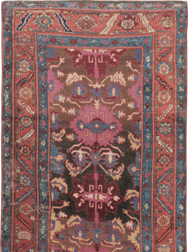 Antique Persian Bakshaish Runner, No.14896 - Gss