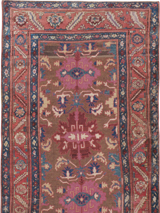 Antique Persian Bakshaish Runner, No.14896 - Gss