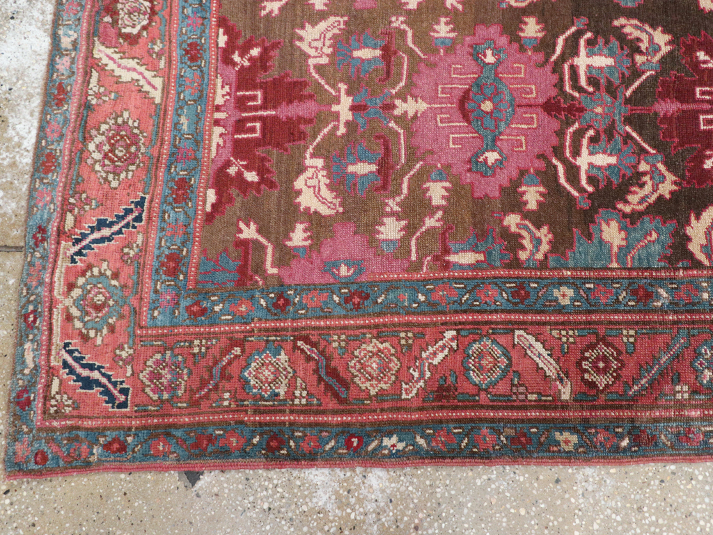 Antique Persian Bakshaish Runner, No.14896 - Gss