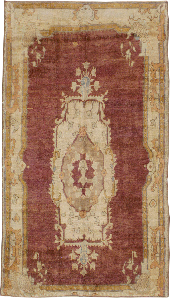 Antique Turkish Oushak Rug, No.14925 - Gss