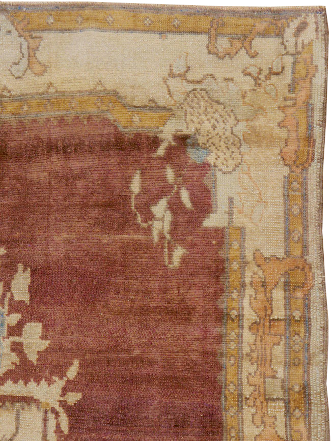 Antique Turkish Oushak Rug, No.14925 - Gss