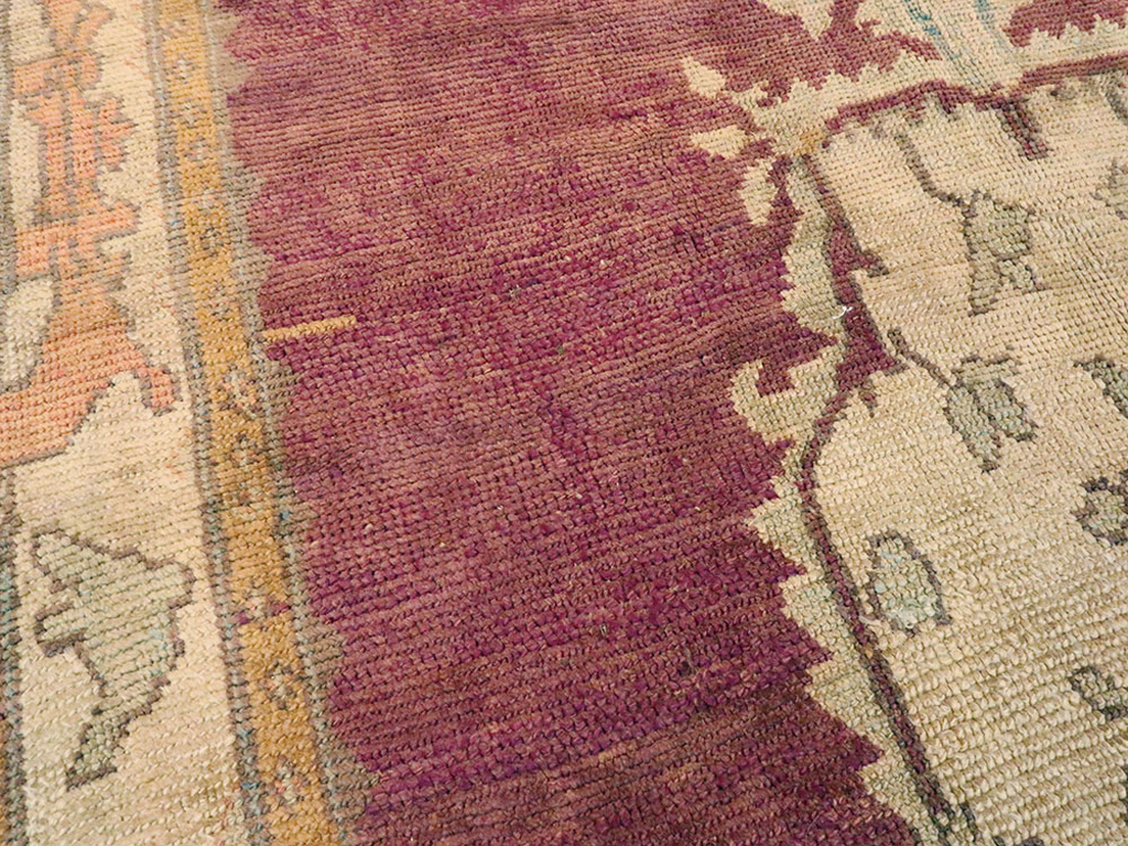 Antique Turkish Oushak Rug, No.14925 - Gss