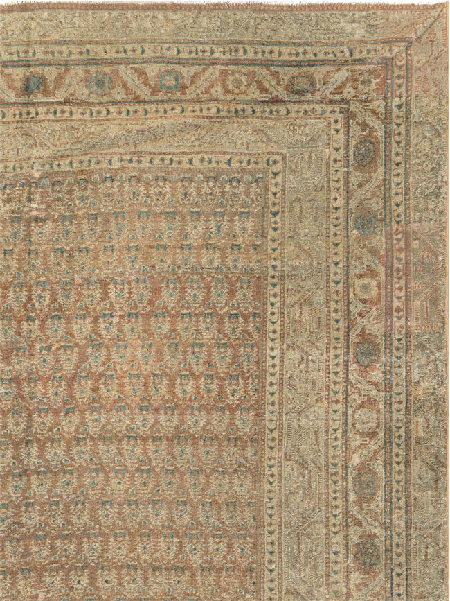 Antique Persian Malayer Long Carpet, No.14942 - Gss