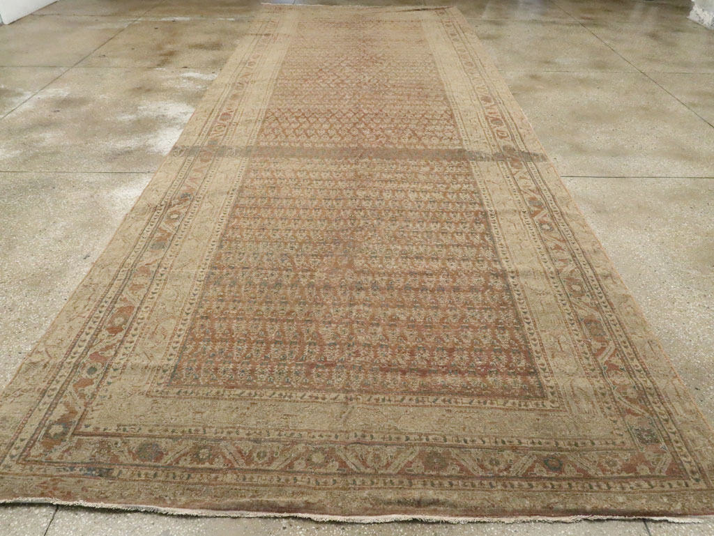 Antique Persian Malayer Long Carpet, No.14942 - Gss