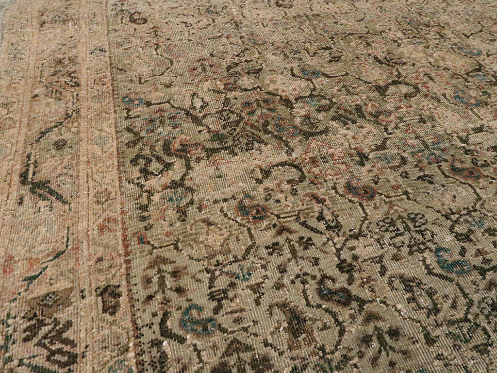 Vintage Persian Malayer Rug, No.14945 - Gss