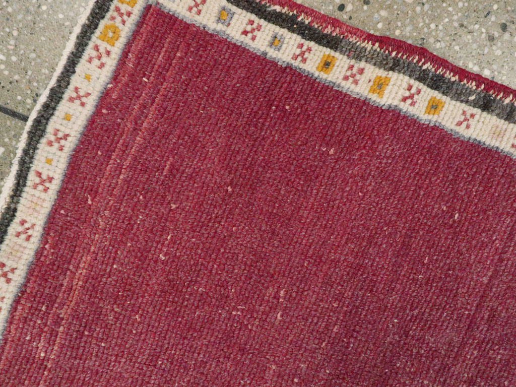 Vintage Turkish Anatolian Throw Rug, No.14998 - Gss