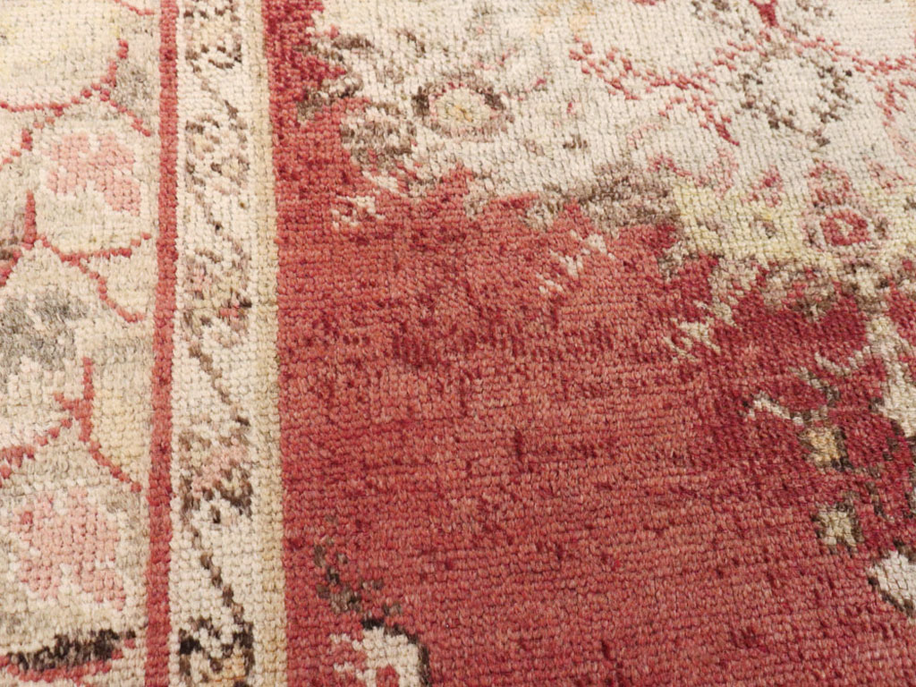 Antique  Turkish Oushak Rug, No.15013 - Gss