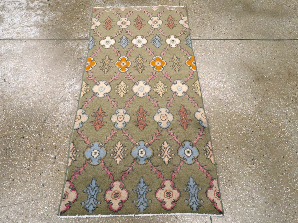 Vintage Turkish Anatolian Throw Rug, No.15036 - Gss