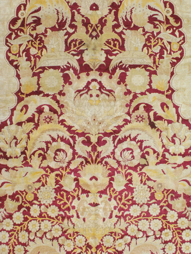 Antique Indian Agra Carpet, No.15046 - Gss