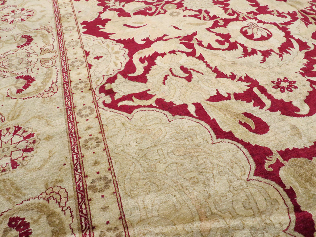 Antique Indian Agra Carpet, No.15046 - Gss