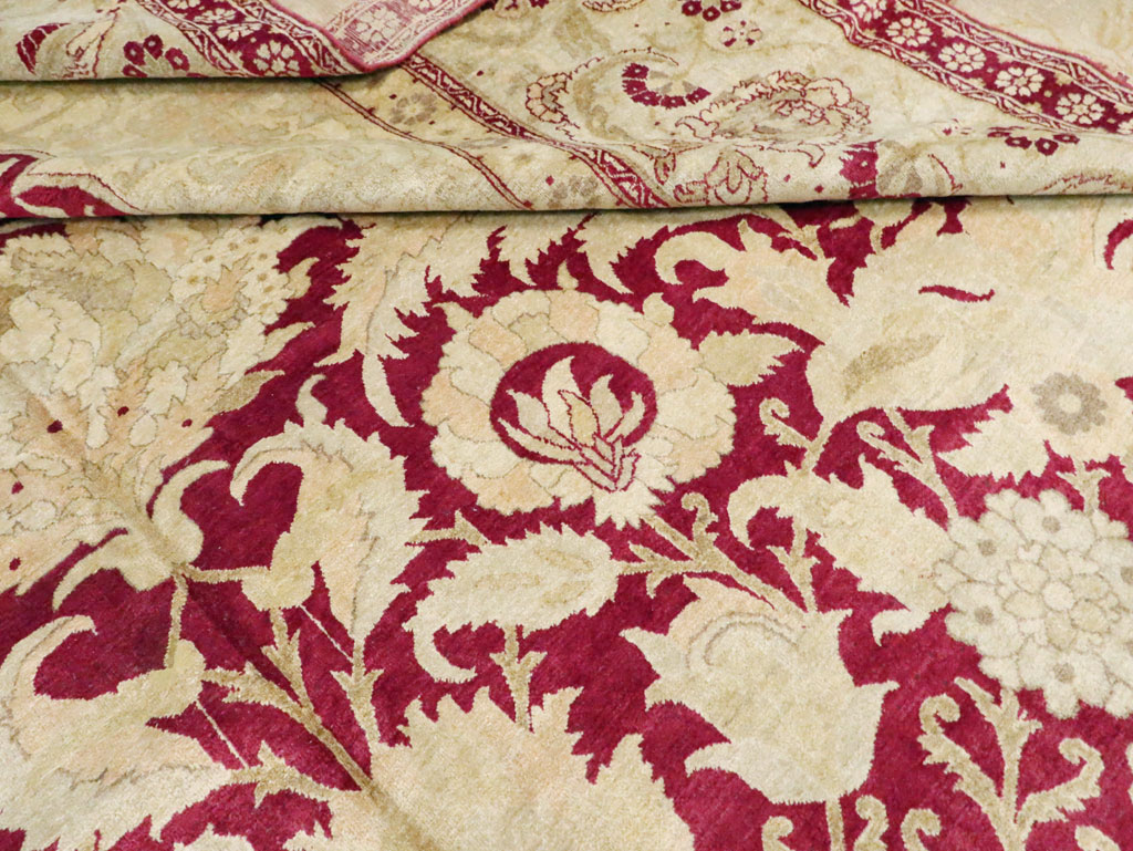 Antique Indian Agra Carpet, No.15046 - Gss