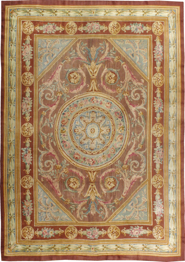 Antique French Savonnerie Carpet, No.15064 - Gss