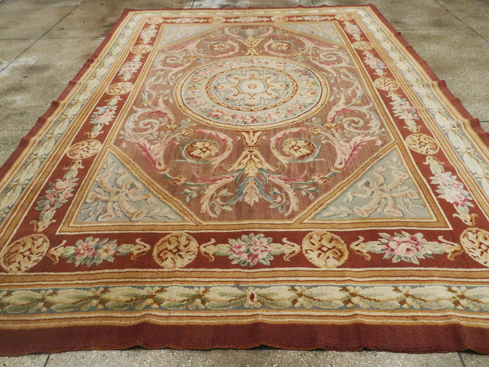Antique French Savonnerie Carpet, No.15064 - Gss