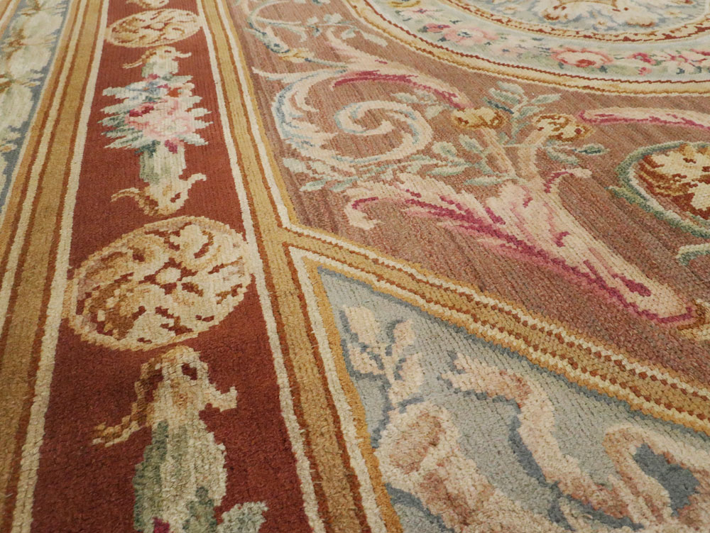 Antique French Savonnerie Carpet, No.15064 - Gss