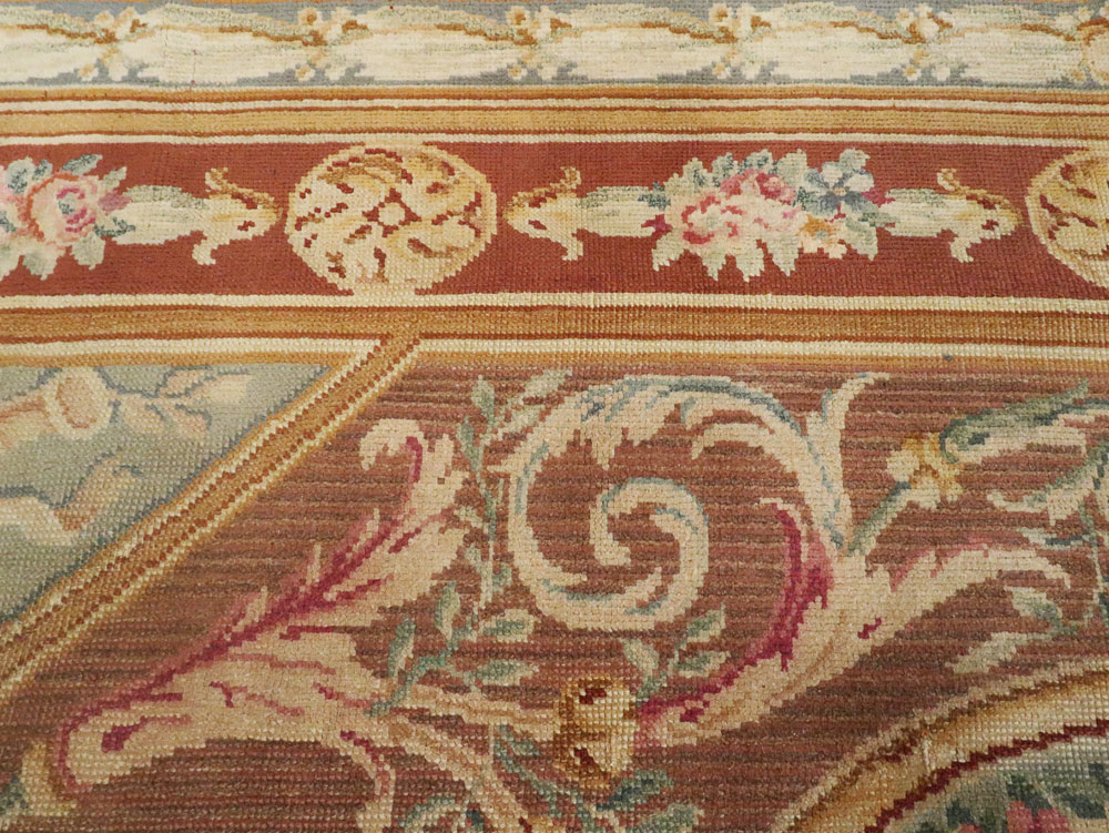 Antique French Savonnerie Carpet, No.15064 - Gss