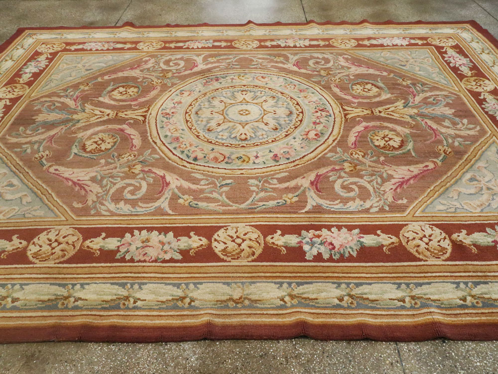 Antique French Savonnerie Carpet, No.15064 - Gss