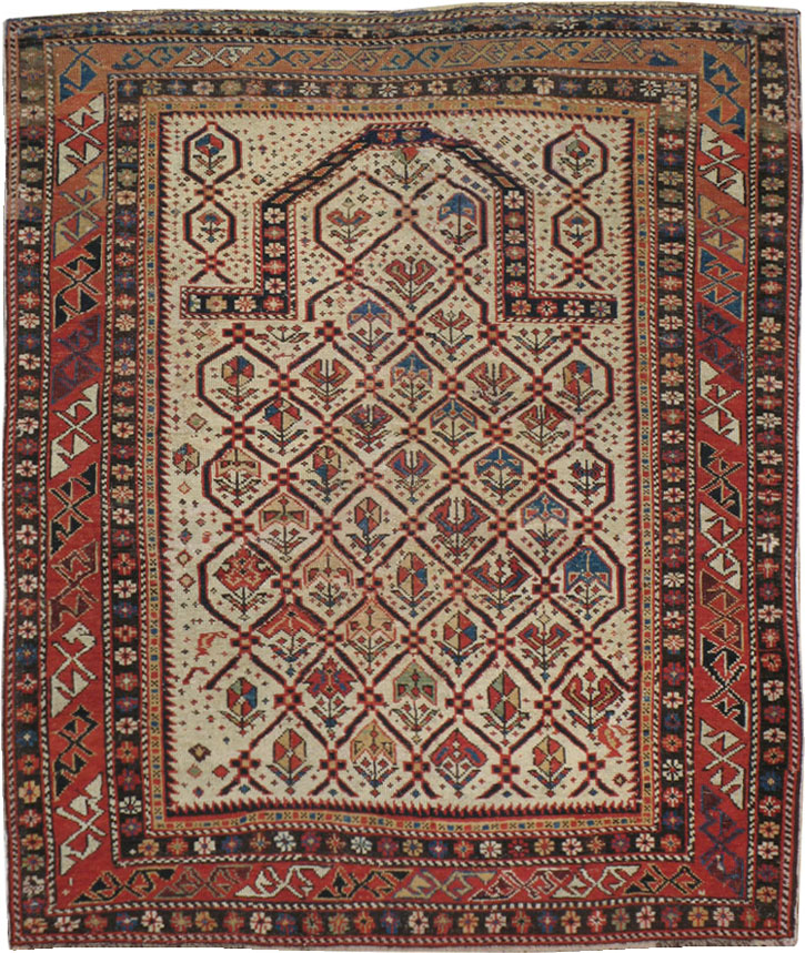Antique  Caucasian Shirvan Rug, No.15069 - Gss