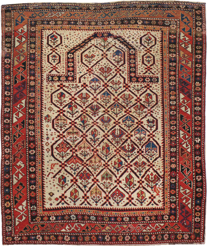 Antique  Caucasian Shirvan Rug, No.15069 - Gss