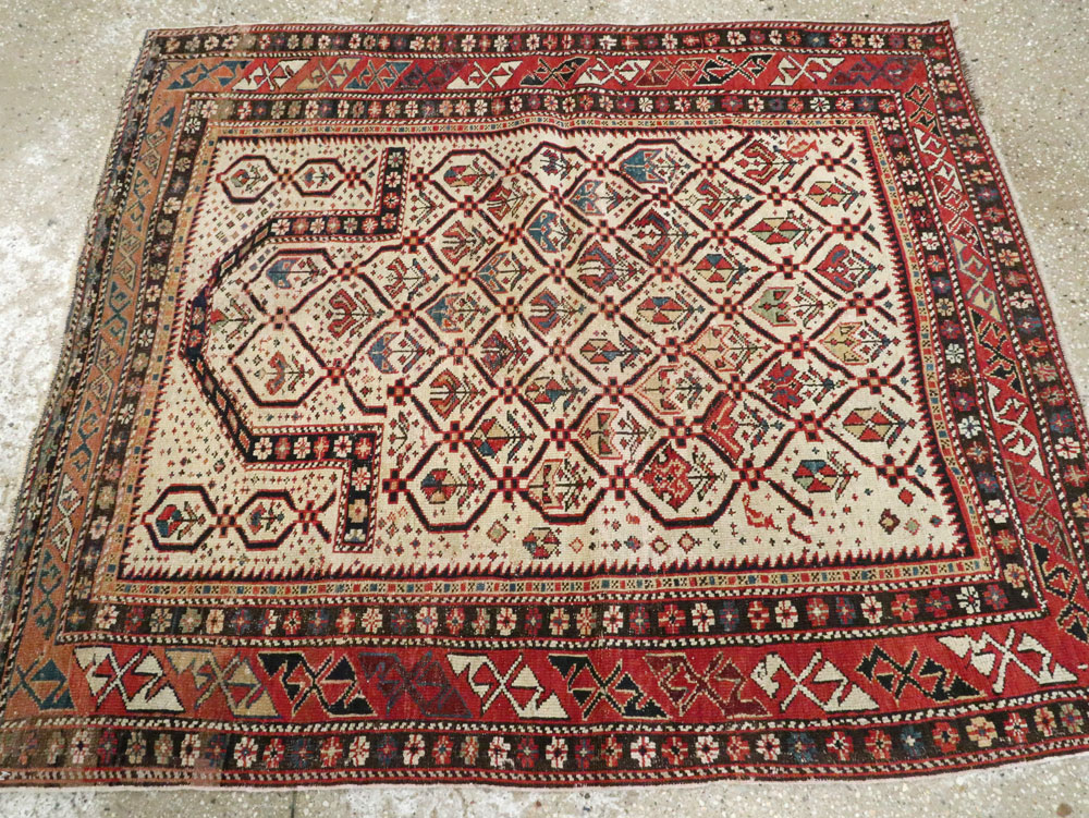 Antique  Caucasian Shirvan Rug, No.15069 - Gss