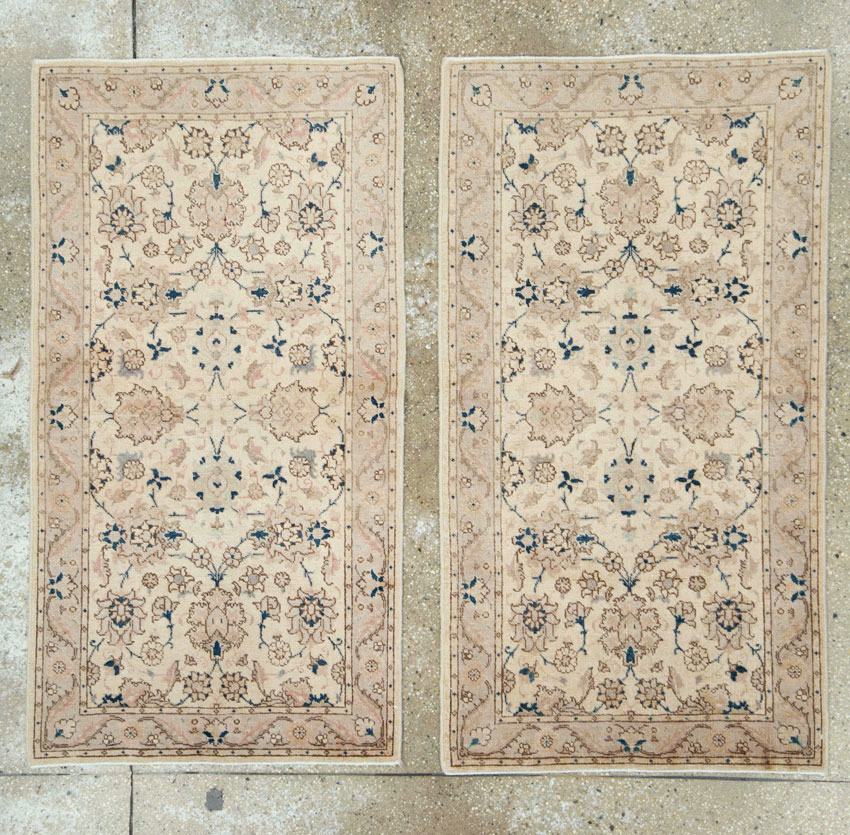 Vintage Persian Tabriz Rug (Pair: 1 of 2), No.15089 - Gss