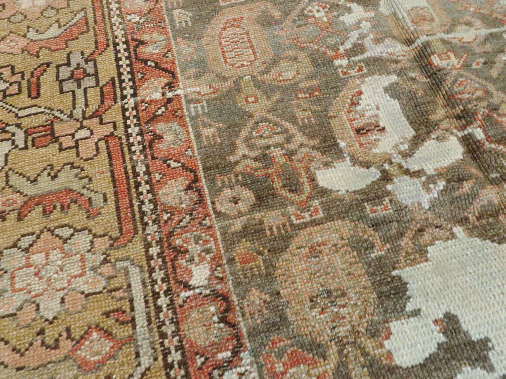 Antique Persian Distressed Kurdish Rug, No.15107 - Gss