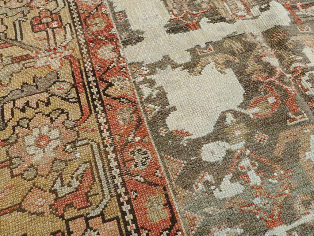 Antique Persian Distressed Kurdish Rug, No.15107 - Gss