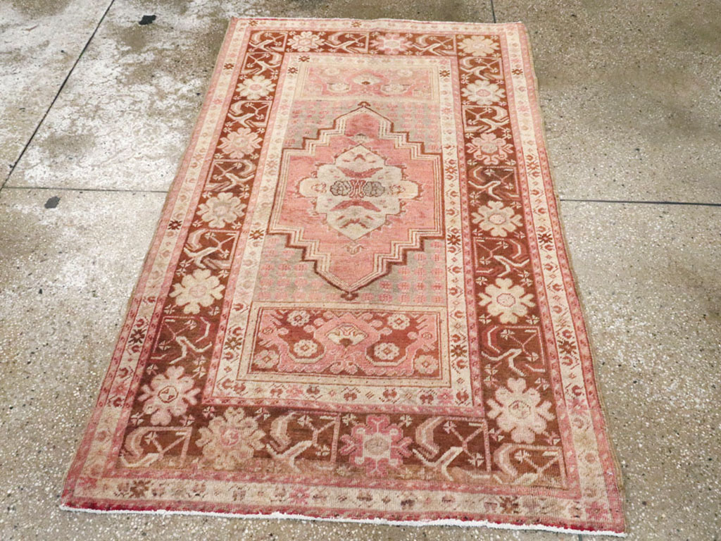 Vintage Turkish Oushak Rug, No.15116 - Gss