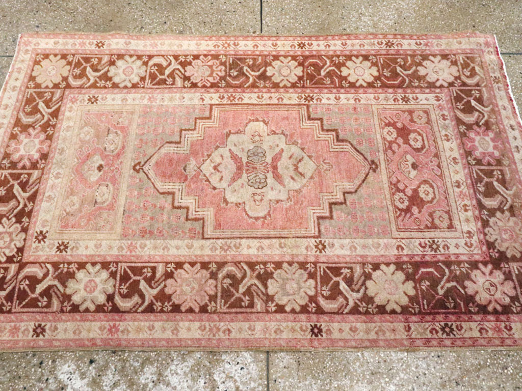 Vintage Turkish Oushak Rug, No.15116 - Gss