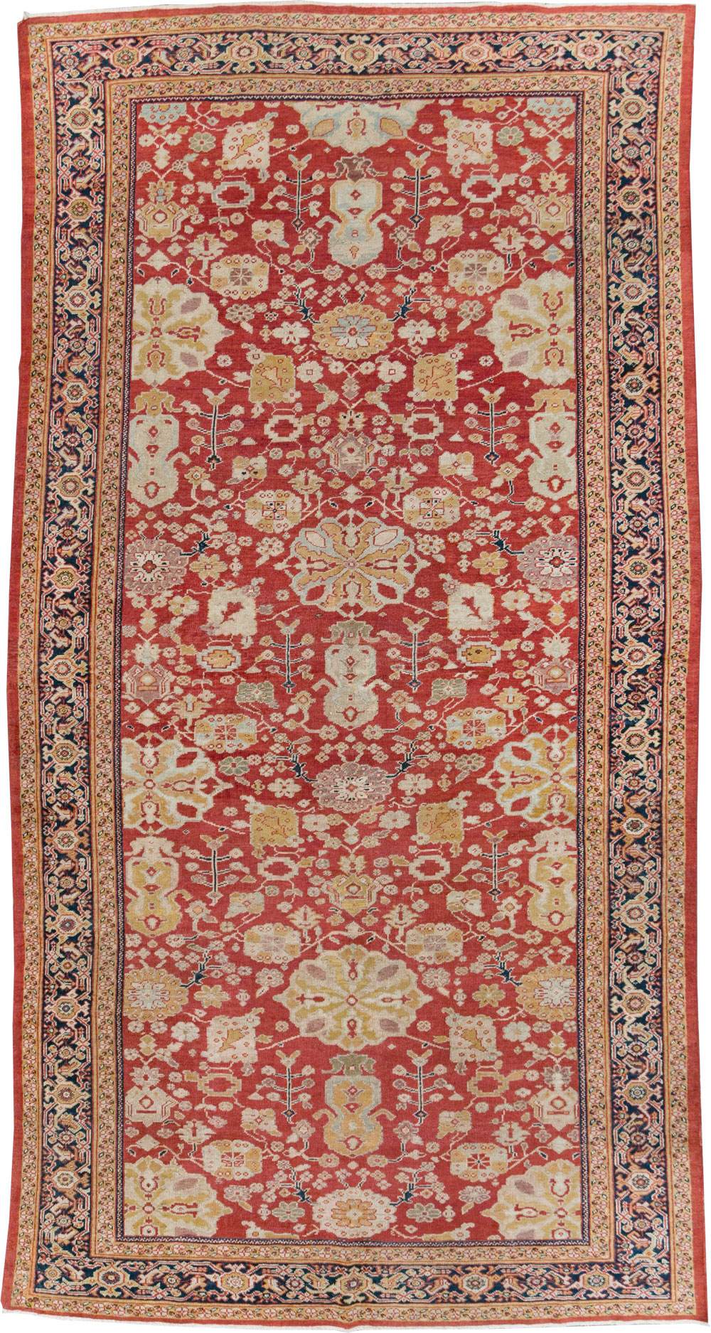 Antique Persian Sultanabad Gallery Carpet, No.15154 - Gss