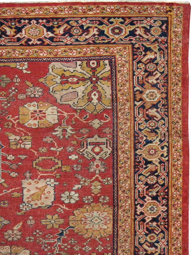 Antique Persian Sultanabad Gallery Carpet, No.15154 - Gss