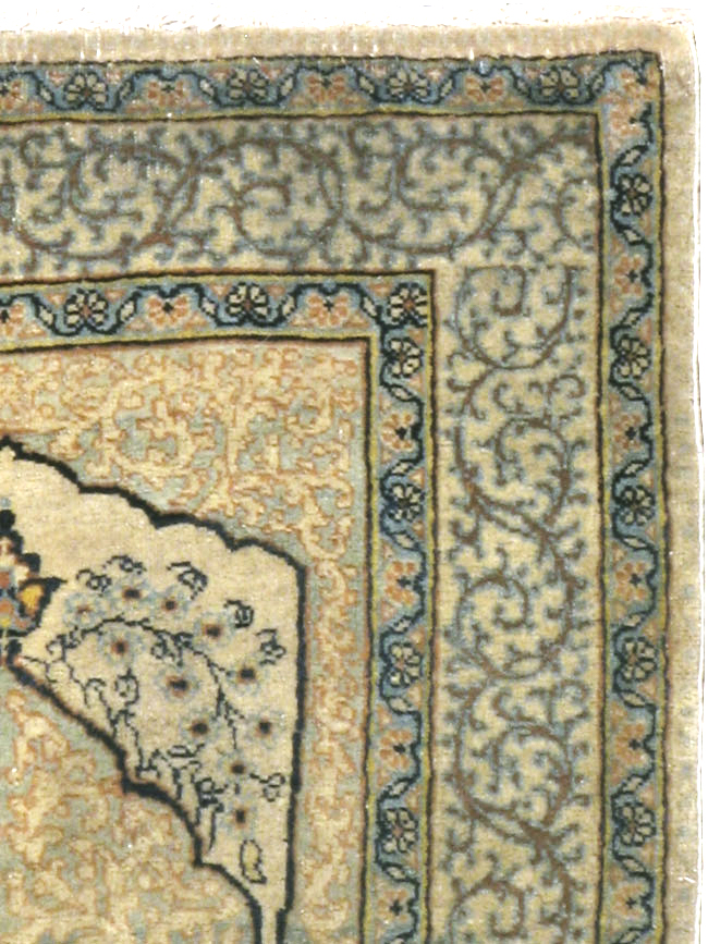 Antique Persian Tabriz Hagi Jalili Rug, No.15166 - Gss