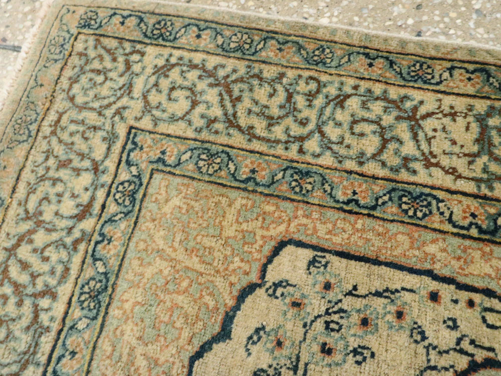 Antique Persian Tabriz Hagi Jalili Rug, No.15166 - Gss