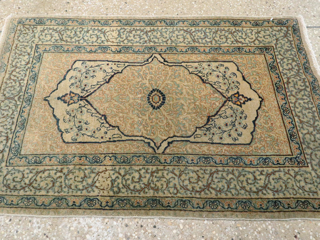 Antique Persian Tabriz Hagi Jalili Rug, No.15166 - Gss