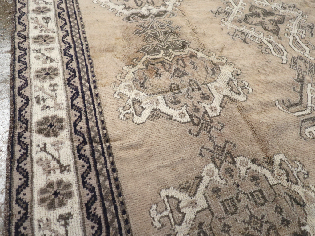 Antique Turkish Oushak Square Accent Carpet, No.15174 - Gss