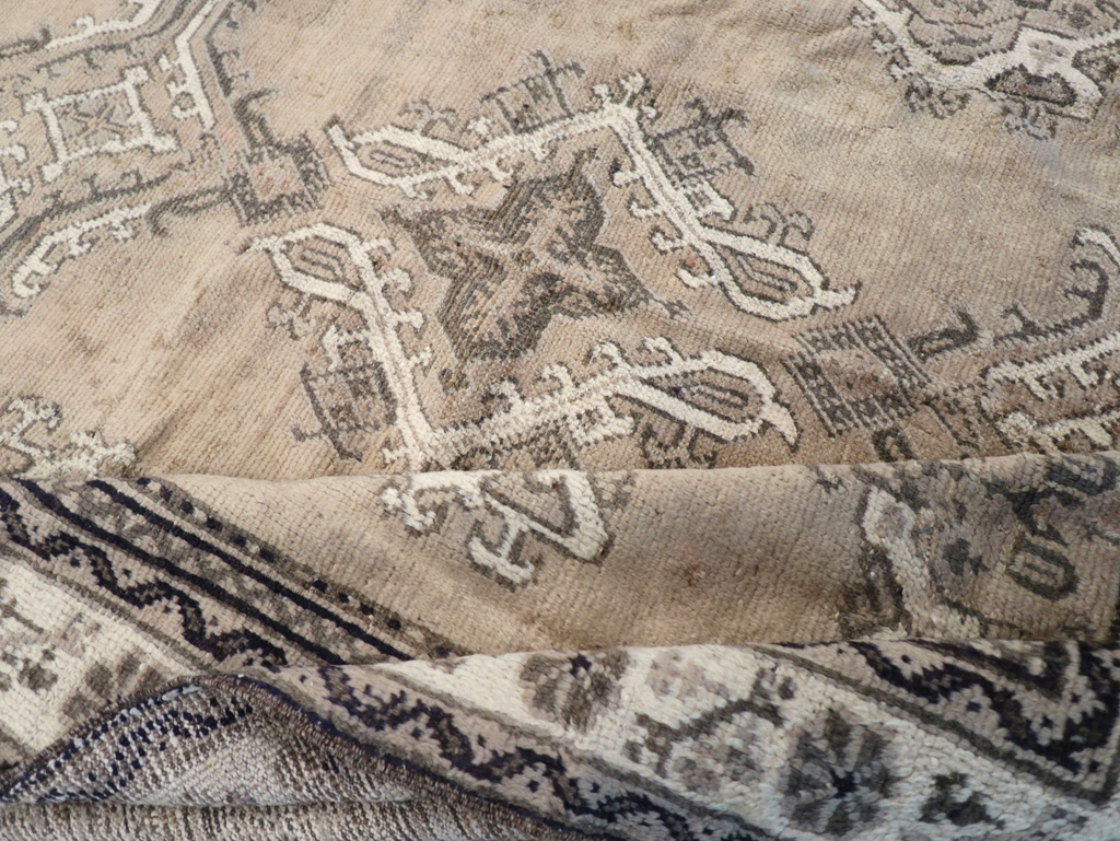 Antique Turkish Oushak Square Accent Carpet, No.15174 - Gss