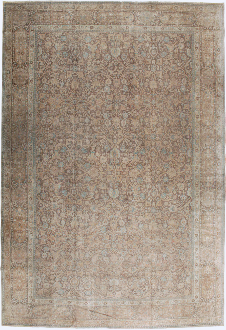 Antique Persian Tabriz Carpet, No.15197 - Gss