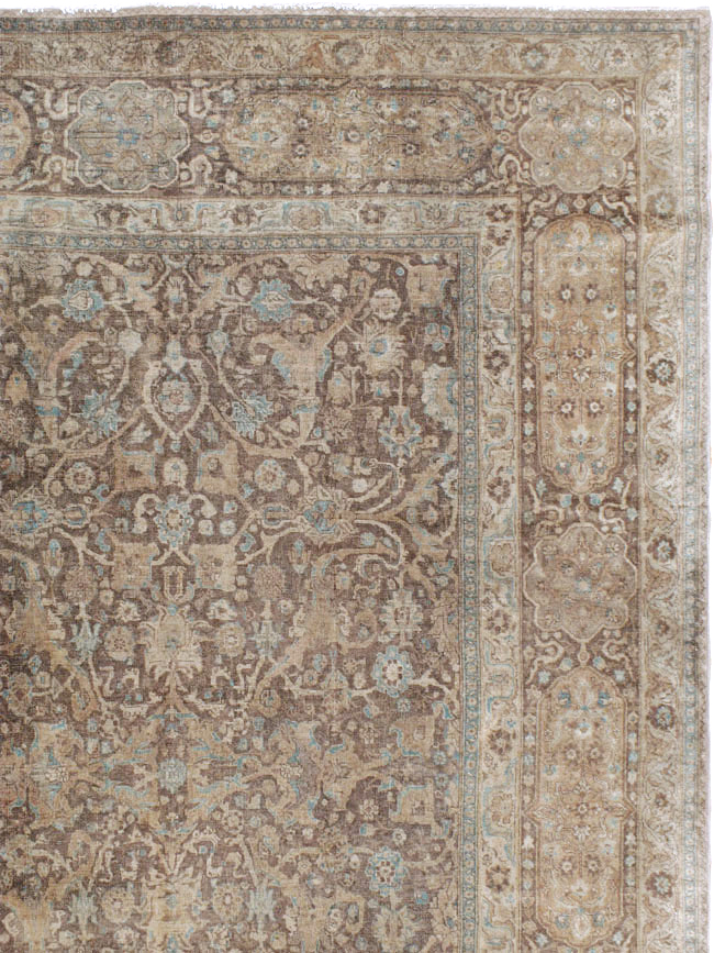 Antique Persian Tabriz Carpet, No.15197 - Gss