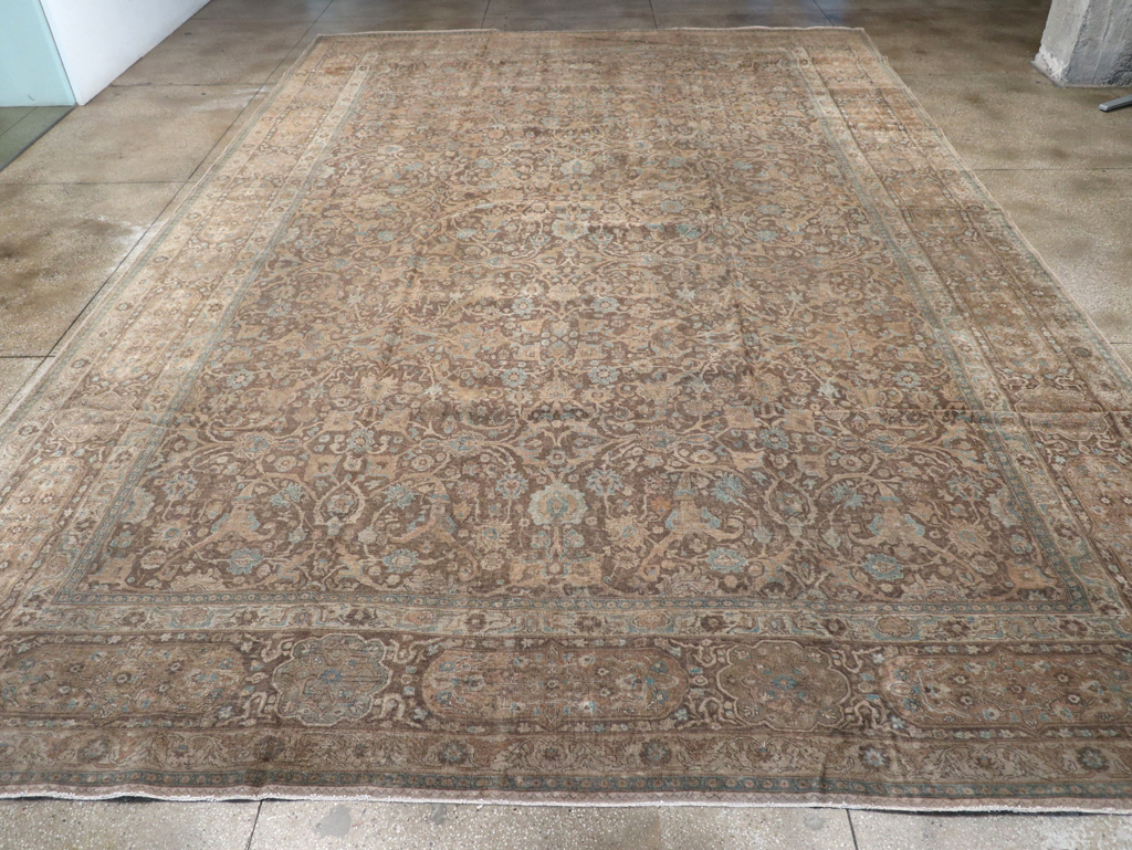Antique Persian Tabriz Carpet, No.15197 - Gss