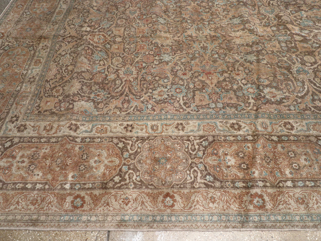 Antique Persian Tabriz Carpet, No.15197 - Gss