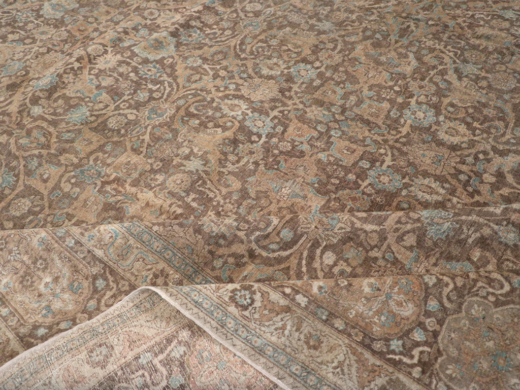 Antique Persian Tabriz Carpet, No.15197 - Gss