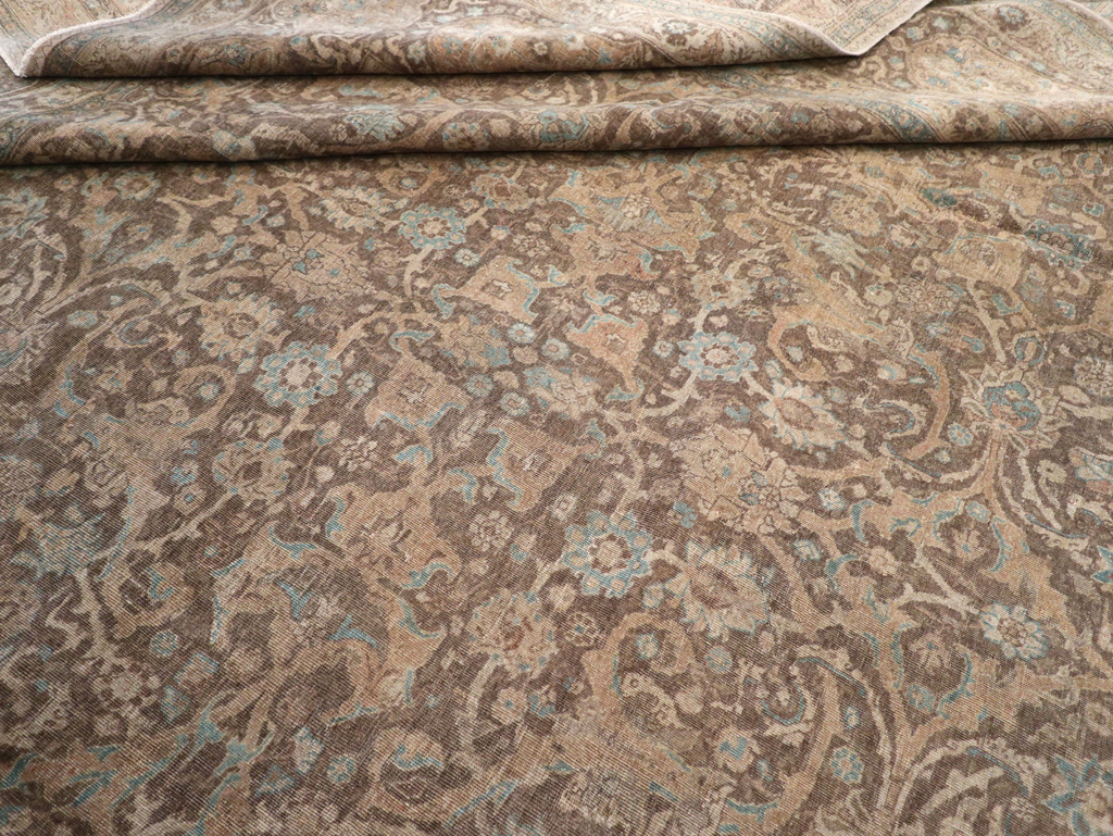 Antique Persian Tabriz Carpet, No.15197 - Gss