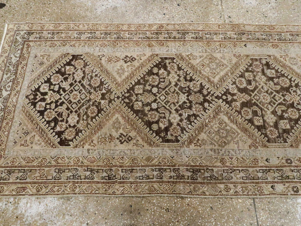 Antique Persian Malayer Runner, No.15209 - Gss