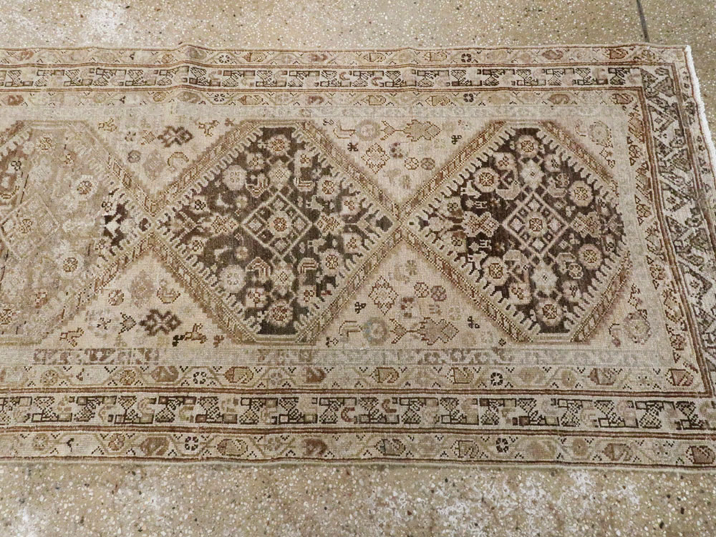 Antique Persian Malayer Runner, No.15209 - Gss
