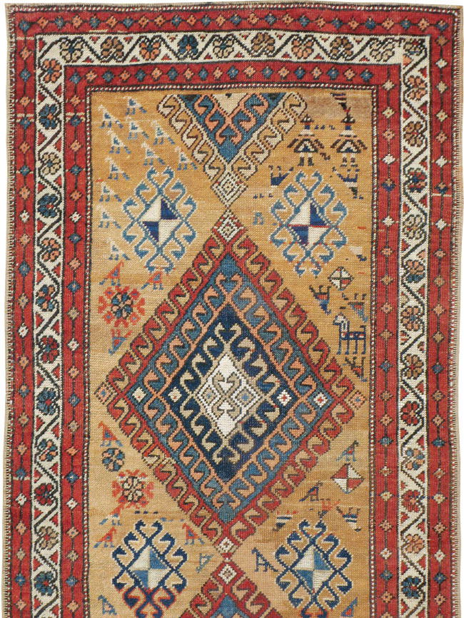 Antique Persian Serab Runner, No.15210 - Gss