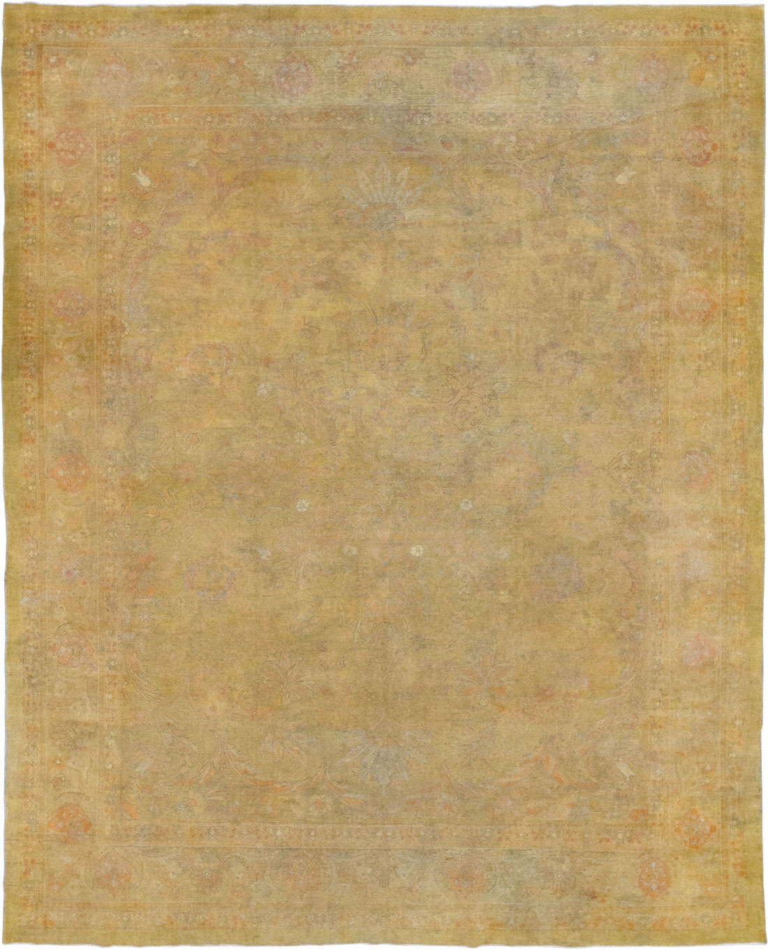 Antique Indian Amritsar Room Size Carpet, No.15212 - Gss