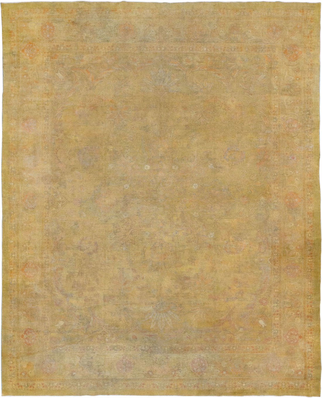 Antique Indian Amritsar Room Size Carpet, No.15212 - Gss