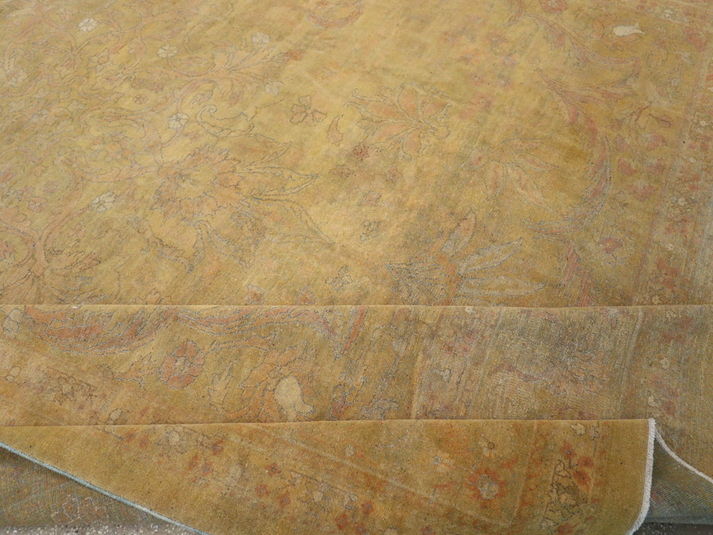 Antique Indian Amritsar Room Size Carpet, No.15212 - Gss