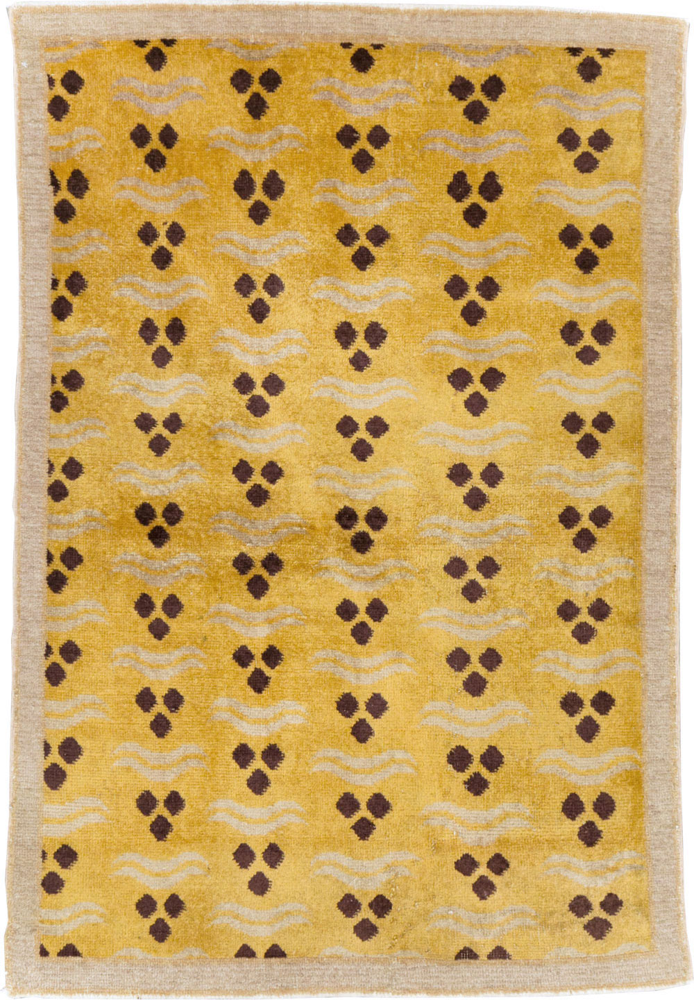 Vintage Turkish Anatolian Deco Rug, No.15237 - Gss